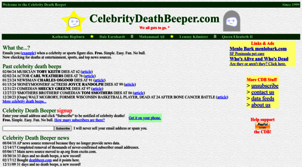 deathbeeper.com