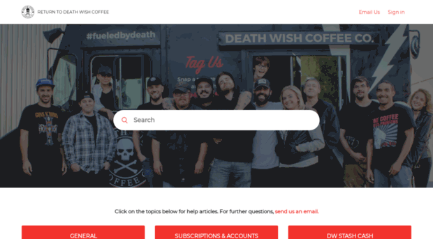 deathwishcoffeehelp.zendesk.com