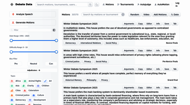 debatedata.io