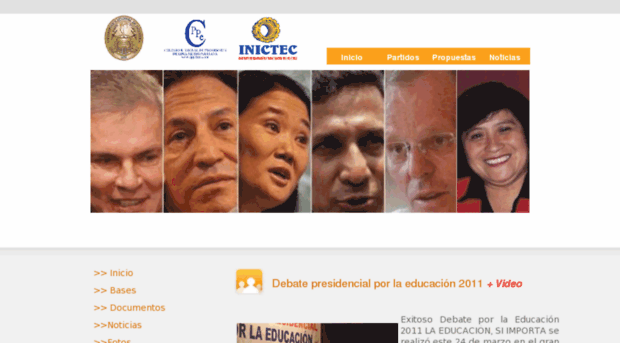 debatepresidencial2011.com