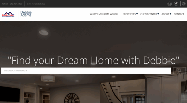 debbieadamshomes.com