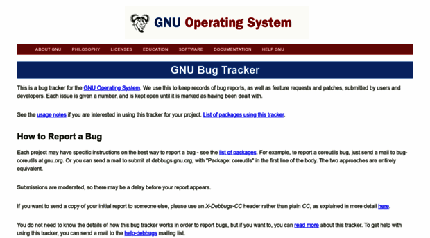 debbugs.gnu.org