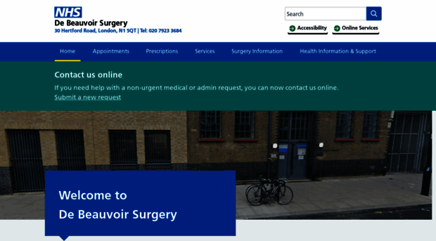 debeauvoirsurgery.nhs.uk