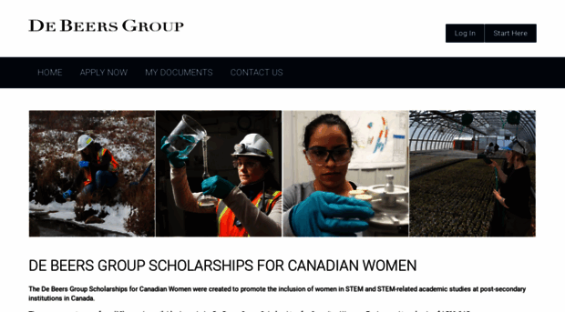 debeersgroup.scholarshipscanada.com