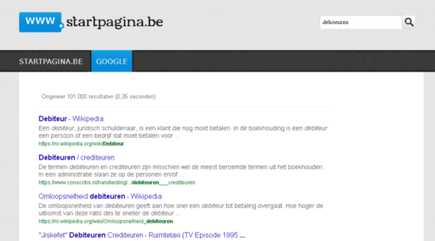 debiteuren.startpagina.be