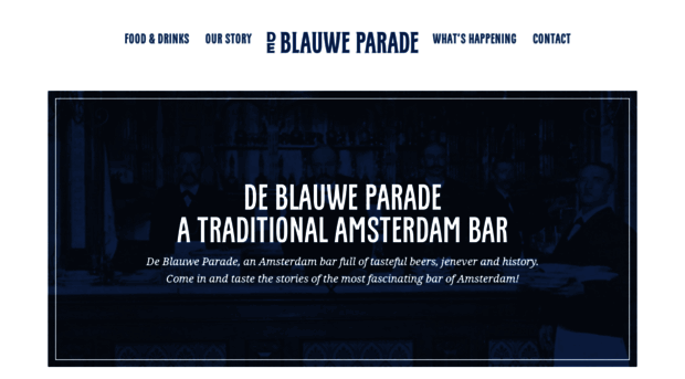 deblauweparade.com