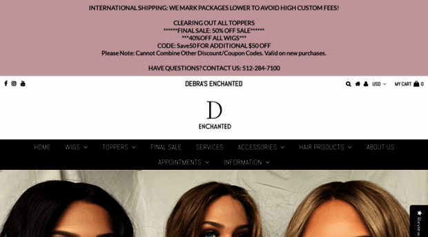 debrasenchantedboutique.com