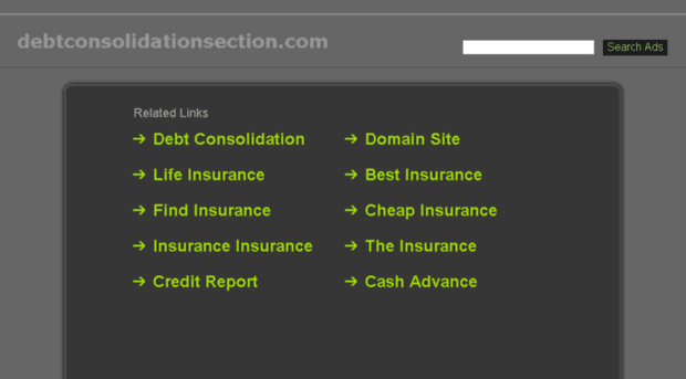 debtconsolidationsection.com