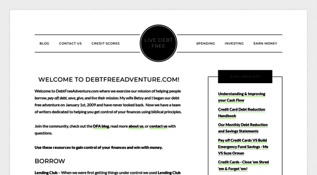 debtfreeadventure.com