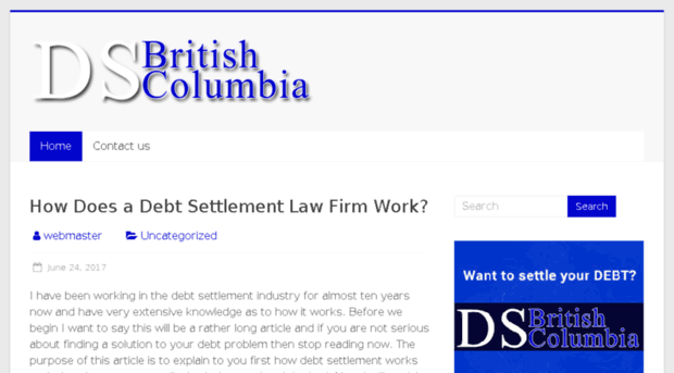 debtsettlementbritishcolumbia.com