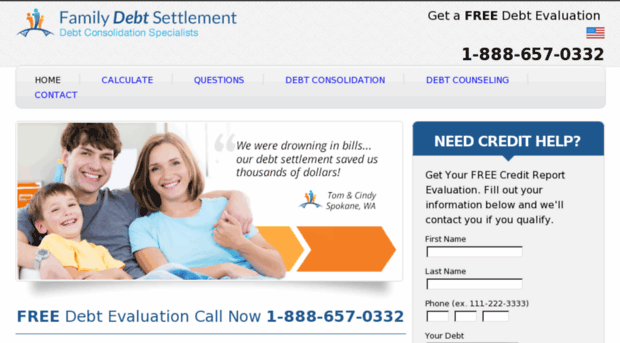 debtsettlementfamily.com