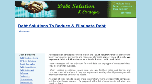 debtsolution-strategies.com