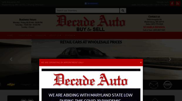 decadeauto.com