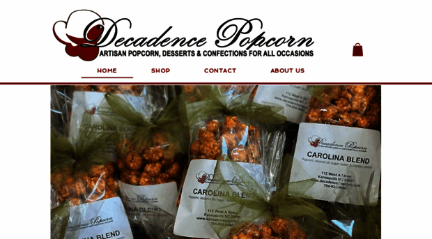 decadencepopcorn.com