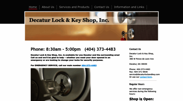 decaturlockandkey.com