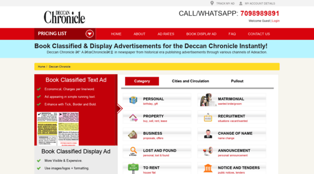 deccanchronicle.adeaction.com