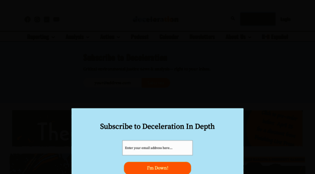 deceleration.news