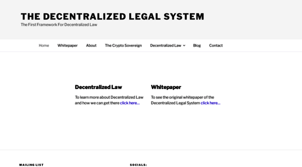 decentralizedlegalsystem.com