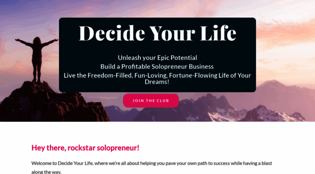 decideyourlife.com