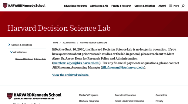 decisionlab.harvard.edu