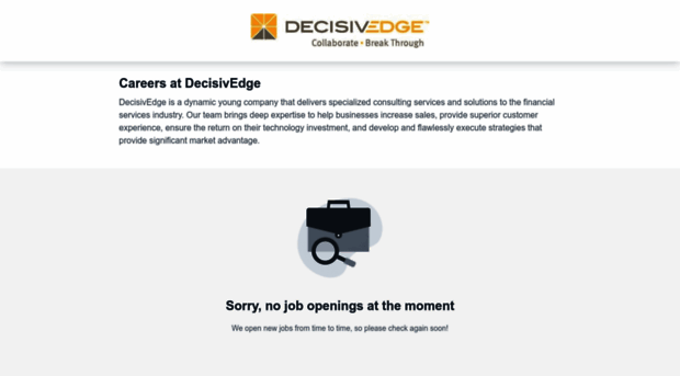 decisivedge.workable.com