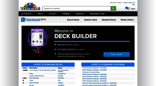 decks.tcgplayer.com