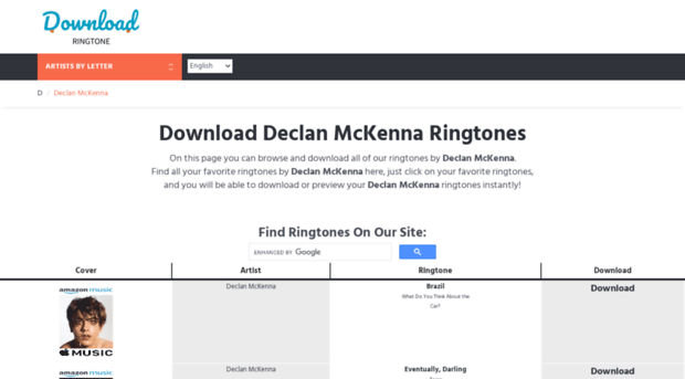 declanmckenna.download-ringtone.com