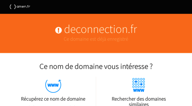 deconnection.fr