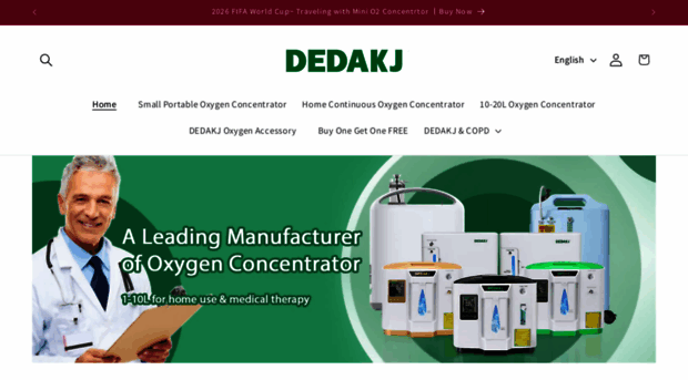 dedakjoxygenconcentrators.com