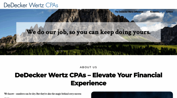 dedeckerwertzcpas.com