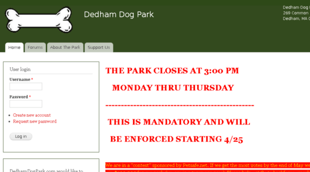 dedhamdogpark.com