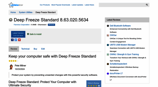 deep-freeze-standard.updatestar.com