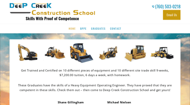 deepcreekconstructionschool.com