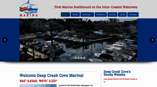 deepcreekcovemarina.com