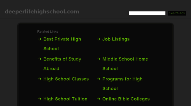 deeperlifehighschool.com