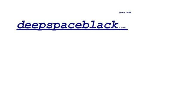 deepspaceblack.com