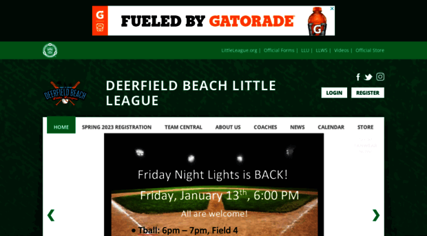 deerfieldbeachlittleleague.com