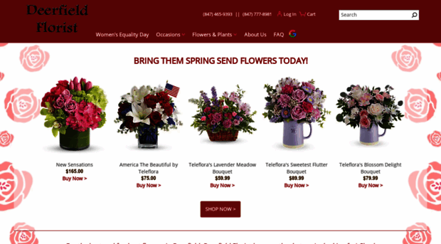 deerfieldflorist.net