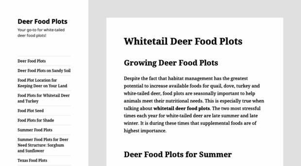 deerfoodplots.org