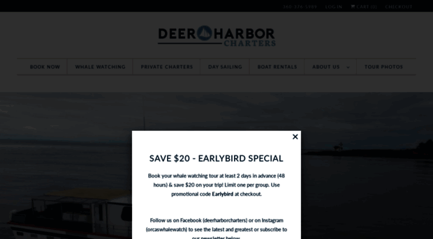 deerharborcharters.com