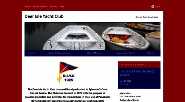 deerisleyachtclub.com