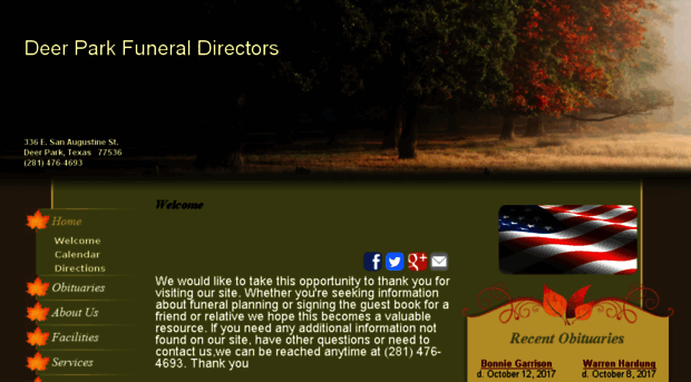 deerparkfuneraldirectors.com