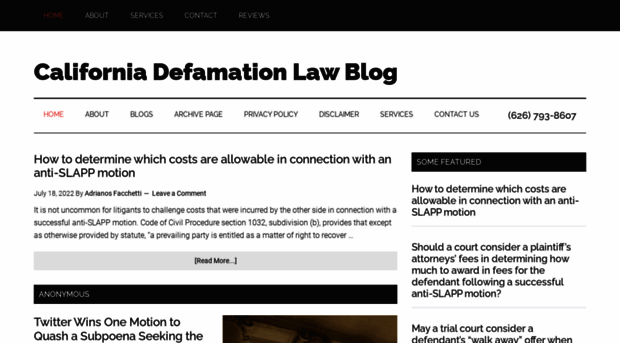 defamationlawblog.com