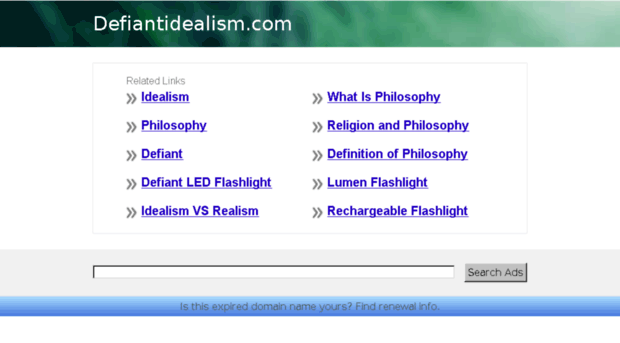 defiantidealism.com