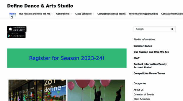 definedanceandarts.com