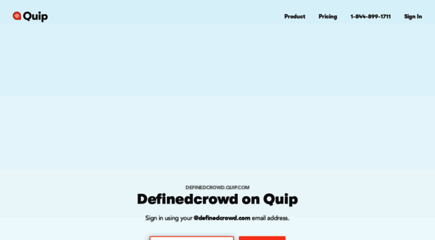 definedcrowd.quip.com