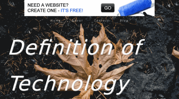 definitionoftechnology.bravesites.com