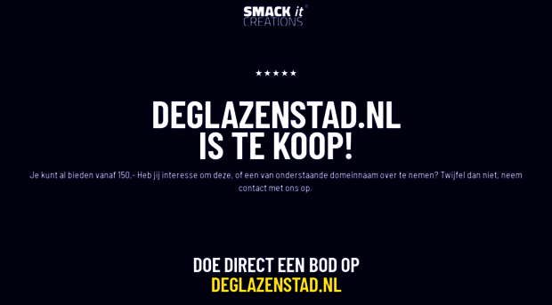 deglazenstad.nl