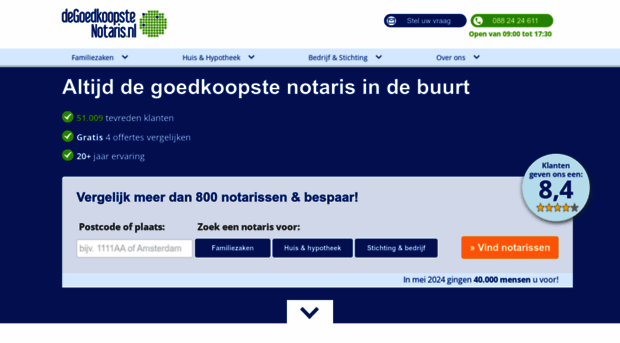 degoedkoopstenotaris.nl
