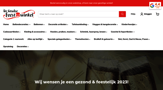 degoudsefeestwinkel.nl